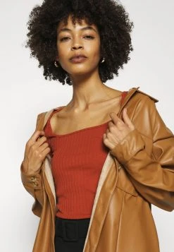 Toma de corriente ✔️ Anna Field Camiseta De Manga Larga - Brown, Mujer ❤️ -Elegancia Femenina Tienda 004e10fb0c454061b09adfe0d2cb36a6