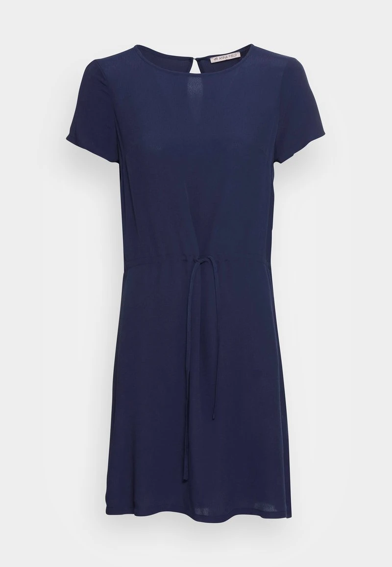 Descuento ✔️ Anna Field WOVEN 🤩 DRESS BASIC TUNNEL - Vestido Informal - Dark Blue, Mujer ✔️ 6 Descuento ✔️ Anna Field WOVEN 🤩 DRESS BASIC TUNNEL - Vestido Informal - Dark Blue, Mujer ✔️ - Imagen 4