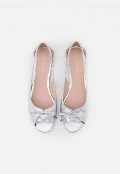 Venta express ✔️ Anna Field LEATHER - Bailarinas Peeptoe - Silver, Mujer 🧨 -Elegancia Femenina Tienda 05437c98b4a541ac9b511feb93b0f09e