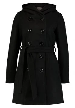 Barato ⌛ Anna Field DOUBLE BREASTED COAT WITH HOOD - Abrigo Clásico - Black, Mujer 🤩 -Elegancia Femenina Tienda 06044d4d88f243f1bb0d163d11355b0c