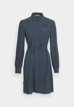 Mejor precio ⭐ Anna Field WOVEN BLOUSE 😉 DRESS PLEATS BELT - Vestido Informal - Dark Blue, Mujer 😀 -Elegancia Femenina Tienda 09b9f659a0144d4586d8df3e6b41fbe4