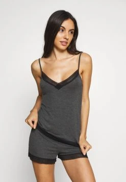 Las mejores reseñas de 🎉 Anna Field CLAIRE FAGOTTING SHORT SET - Pijama - Grey, Mujer 💯