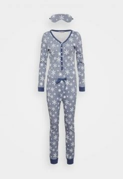 Mejor precio ❤️ Anna Field XMAS ONESIE - Pijama - Blue, Mujer 👏