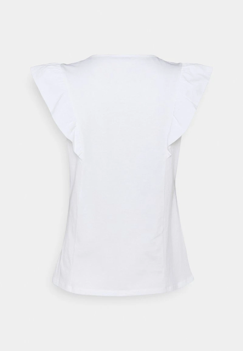 mejor venta 🔥 Anna Field Camiseta Básica - White, Mujer ✔️ 4 mejor venta 🔥 Anna Field Camiseta Básica - White, Mujer ✔️ - Imagen 2