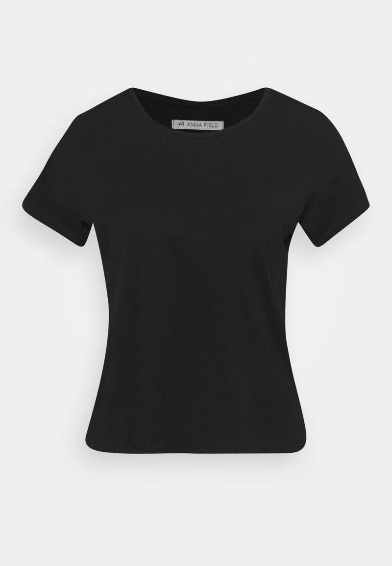 Para estrenar ⭐ Anna Field Camiseta Básica - Black, Mujer 🔔 6 Para estrenar ⭐ Anna Field Camiseta Básica - Black, Mujer 🔔 - Imagen 4