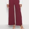 Toma de corriente 👏 Anna Field Flared Leg Business Trousers - Pantalones - Dark Red, Mujer ✔️ -Elegancia Femenina Tienda 1037ff0d88414ab8953242f4b592056a