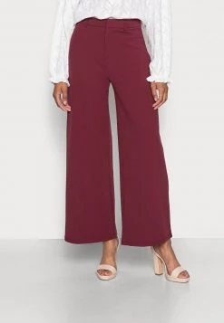 Toma de corriente 👏 Anna Field Flared Leg Business Trousers - Pantalones - Dark Red, Mujer ✔️