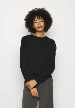 Para estrenar 🥰 Anna Field BASIC CLEAN CREW NECK SWEATSHIRT - Sudadera - Black, Mujer ✨