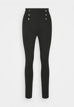 Nuevo ⌛ Anna Field Punto Leggings With Button Detail - Leggings - Black, Mujer ⭐ -Elegancia Femenina Tienda 128131271e9646dc855d17ee160ec4ec
