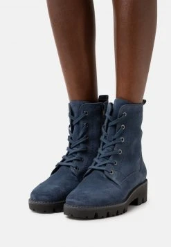 Venta al por mayor 🛒 Anna Field LEATHER - Botines Con Cordones - Dark Blue, Mujer ⌛