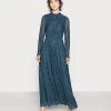Para estrenar ✔️ Anna Field MAXI HIGH NECK 🛒 DRESS - Vestido Largo - Black/dark Blue, Mujer ⌛