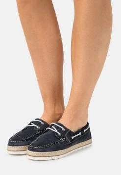 Promoción 🎁 Anna Field LEATHER - Zapatos Con Cordones - Dark Blue, Mujer ⭐
