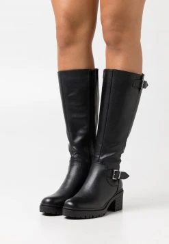 Cupón ❤️ Anna Field Botas Con Plataforma - Black, Mujer 🤩