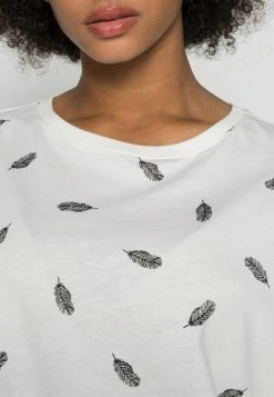 Venta express ❤️ Anna Field MANDALA FEATHER TEE - Camiseta Estampada - White, Mujer ✨ -Elegancia Femenina Tienda 1c14fd55901a4bd999f60c1e3e3caaa2