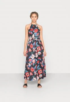 Toma de corriente ✔️ Anna Field Vestido Largo - Black/red, Mujer 🌟