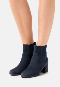 ofertas 🌟 Anna Field LEATHER - Botines - Dark Blue, Mujer 🎉