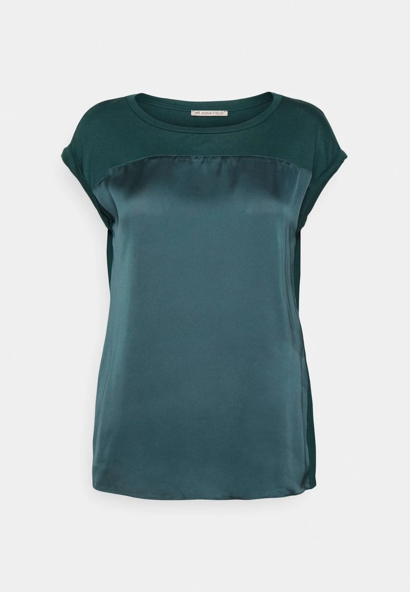 Venta express 💯 Anna Field Camiseta Básica - Dark Green, Mujer 🤩 3 Venta express 💯 Anna Field Camiseta Básica - Dark Green, Mujer 🤩