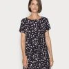 Gran venta ⌛ Anna Field WOVEN 🎉 DRESS BASIC TUNNEL - Vestido Informal - Black/lilac, Mujer 🛒 -Elegancia Femenina Tienda 20256afe2e15407580fa574137f951a9