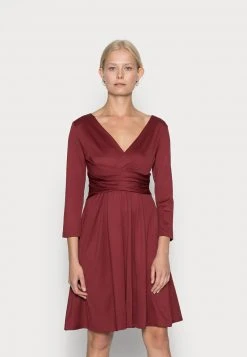 Gran venta 😉 Anna Field Vestido Ligero - Bordeaux, Mujer 🧨