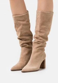 Mejor trato 🎁 Anna Field LEATHER - Botas De Tacón - Beige, Mujer 😍
