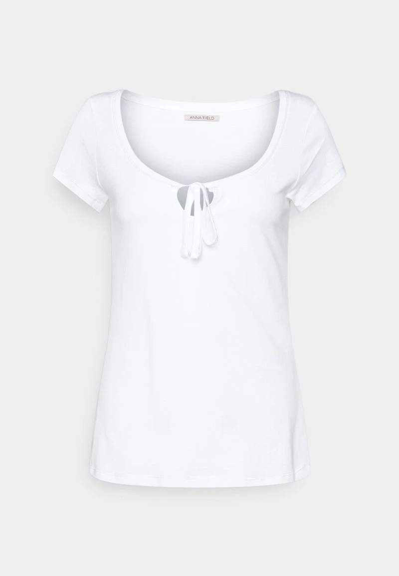 Descuento ✔️ Anna Field Camiseta Básica - White, Mujer 🥰 3 Descuento ✔️ Anna Field Camiseta Básica - White, Mujer 🥰