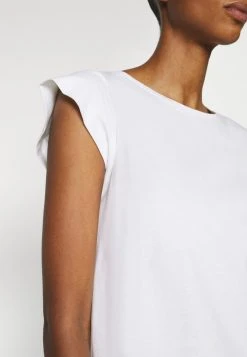 mejor venta ✨ Anna Field Camiseta Básica - White, Mujer 🤩 -Elegancia Femenina Tienda 23052fe028044680ad19610570489455