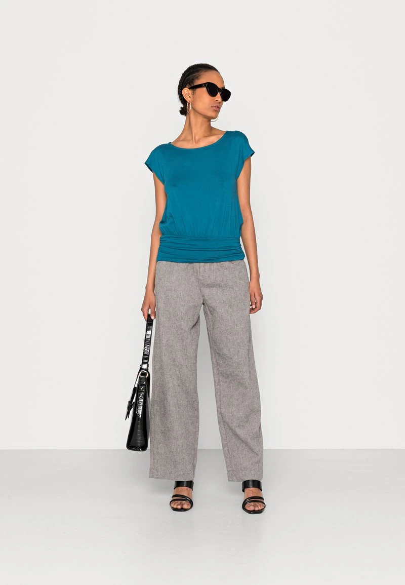 ofertas ⌛ Anna Field Camiseta Básica - Blue, Mujer ✨ 4 ofertas ⌛ Anna Field Camiseta Básica - Blue, Mujer ✨ - Imagen 2