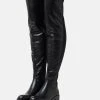 Descuento ❤️ Anna Field COMFORT - Botas Mosqueteras - Black, Mujer 🛒