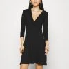 10 mejores 🛒 Anna Field Quarter Sleeves Wrap Mini Dress - Vestido Ligero - Black, Mujer 🎉 -Elegancia Femenina Tienda 2594bb4fce444cabb7609b3b144b913f