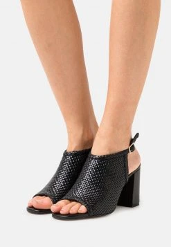 Nuevo 🎉 Anna Field LEATHER - 🤩 Sandalias - Black, Mujer ✔️