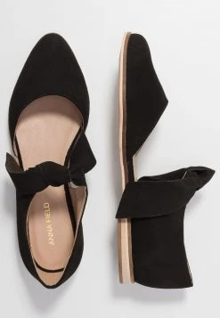 Comprar 🎉 Anna Field LEATHER ANKLE STRAP BALLET PUMPS - Bailarinas Con Hebilla - Black, Mujer 👍 -Elegancia Femenina Tienda 26b6a45f8c4b4417951291e8828192d4