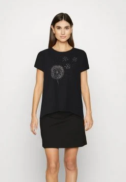 Barato 🛒 Anna Field Camiseta Estampada - Black, Mujer 🔥