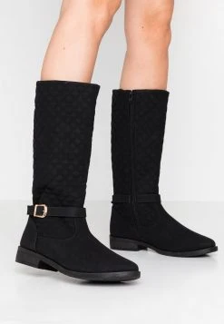 Venta express 👍 Anna Field Botas - Black, Mujer ❤️