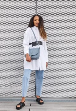 Comprar ⭐ Anna Field Bandolera - Light Blue, Mujer ✨