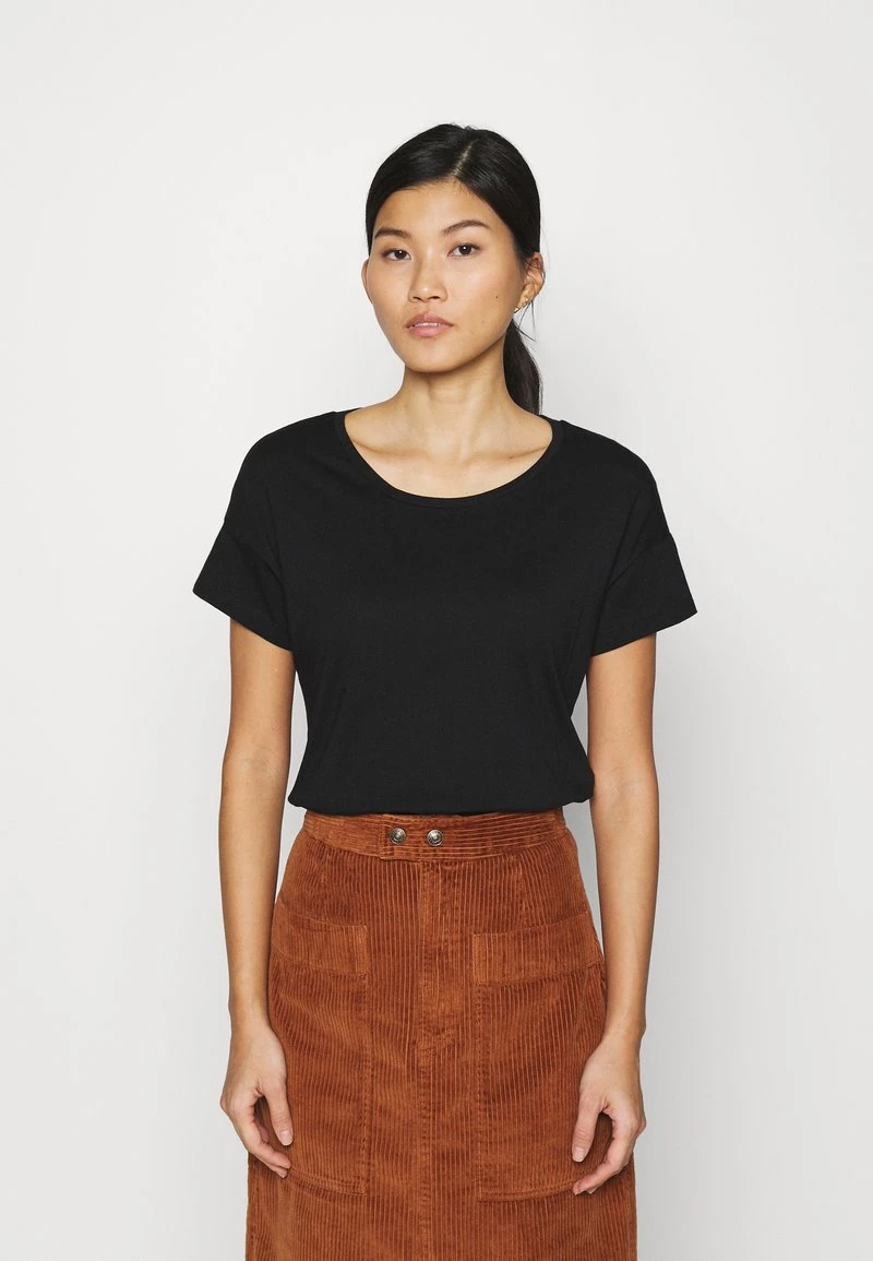 Para estrenar ⭐ Anna Field Camiseta Básica - Black, Mujer 🔔 3 Para estrenar ⭐ Anna Field Camiseta Básica - Black, Mujer 🔔