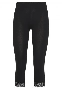 ofertas 🎁 Anna Field Capri Leggings With Lace - Leggings - Black, Mujer 😉 -Elegancia Femenina Tienda 3201718943bb4e698de1fd379ef8547c
