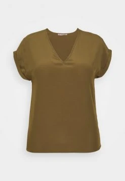 Toma de corriente 🔔 Anna Field Camiseta Básica - Khaki, Mujer ❤️