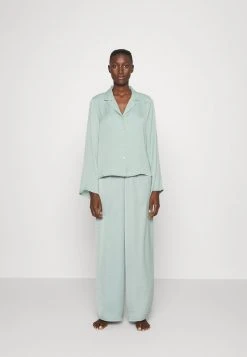 Lo mas barato 🎁 Anna Field ✨ HAMMERED SATIN PJ SET - Pijama - Green, Mujer ✨