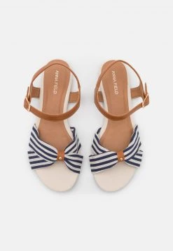 mejor venta 🎁 Anna Field Sandalias - Cognac/dark Blue, Mujer 🛒 -Elegancia Femenina Tienda 35b92850f1b0423dad1f514b426f1776