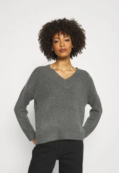 ofertas 🛒 Anna Field Jersey De Punto - Mottled Dark Grey, Mujer ⭐