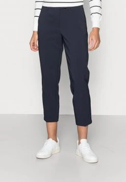 Cupón ⌛ Anna Field Slim Fit Business Trousers - Pantalones - Dark Blue, Mujer 🎁