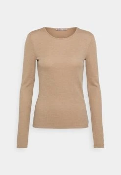 Venta express ⌛ Anna Field Camiseta De Manga Larga - Mottled Beige, Mujer 🧨