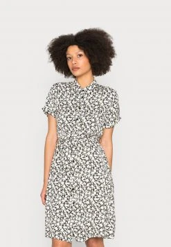 mejor venta ✨ Anna Field Vestido Informal - Black/white, Mujer ✔️