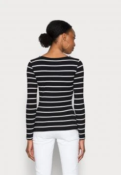 mejor venta 😍 Anna Field Camiseta De Manga Larga - Black/white, Mujer ❤️ -Elegancia Femenina Tienda 3bac763d56f84d3a97fa4e265c18a47e