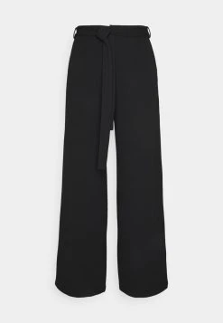 Venta al por mayor 💯 Anna Field Belted Wide Leg Trousers - Pantalones - Black, Mujer ✔️ -Elegancia Femenina Tienda 405479ac3d6f4c91b8ec6e45a90460a3
