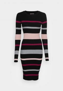 ofertas ✨ Anna Field REGULAR FIT STRIPES 😉 DRESS - Vestido De Punto - Black/red/pink, Mujer ⭐ -Elegancia Femenina Tienda 43fdc5d68ef34a0faac6aeb82cdf3820