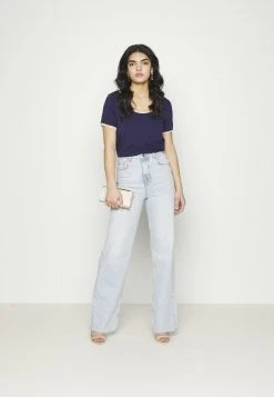 Descuento 😍 Anna Field Camiseta Básica - Dark Blue, Mujer ✔️ -Elegancia Femenina Tienda 455a61b632b24e55a747bbee60eb9538