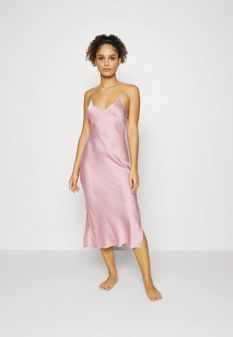 Mejor trato ⌛ Anna Field SIMPLE SATIN LONG LINE NIGHTIE - Camisón - Pink, Mujer ⌛ 3 Mejor trato ⌛ Anna Field SIMPLE SATIN LONG LINE NIGHTIE - Camisón - Pink, Mujer ⌛