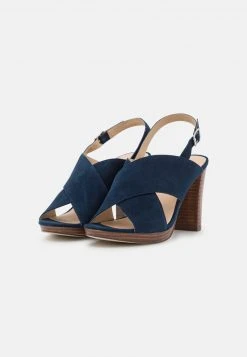 Mejor trato 🔥 Anna Field LEATHER - Sandalias De Tacón - Dark Blue, Mujer ❤️ -Elegancia Femenina Tienda 47ff6c313a214f2a9092f317b4f9840f