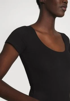 Nuevo 💯 Anna Field 2PP SHORT SLEEVES BODIES - Body - Black, Mujer ✨ -Elegancia Femenina Tienda 480dbcba514e43c8954b0729655bec76